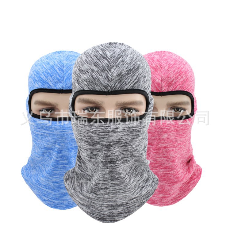 Fleece Soft Equipment Outdoor Riding Polar Fleece Ski Motorcycle Windproof Thermal Headgear Mask Hat Generation Hair