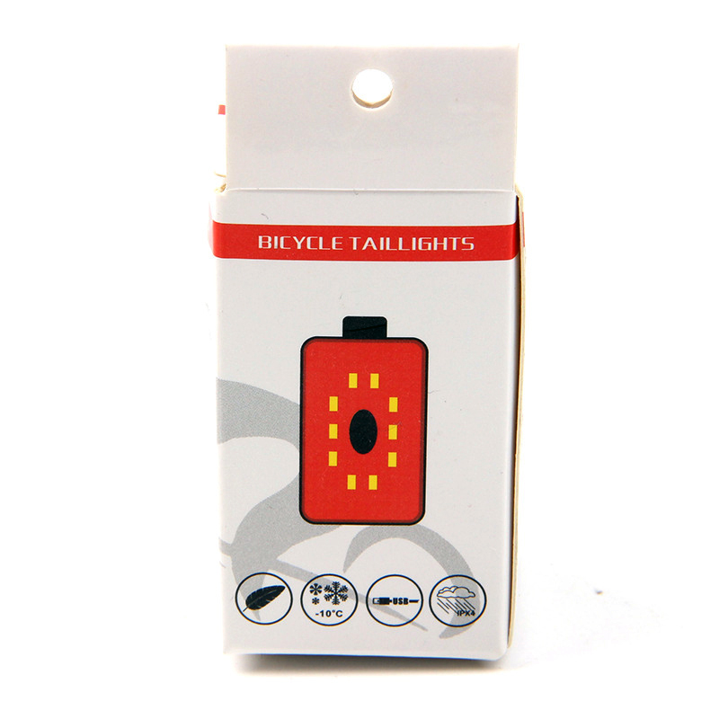 Mx040 Mountain Bicycle Lights Night Riding USB Charging Taillight Safety Rear Warning Light Equipment Bicycle Taillight