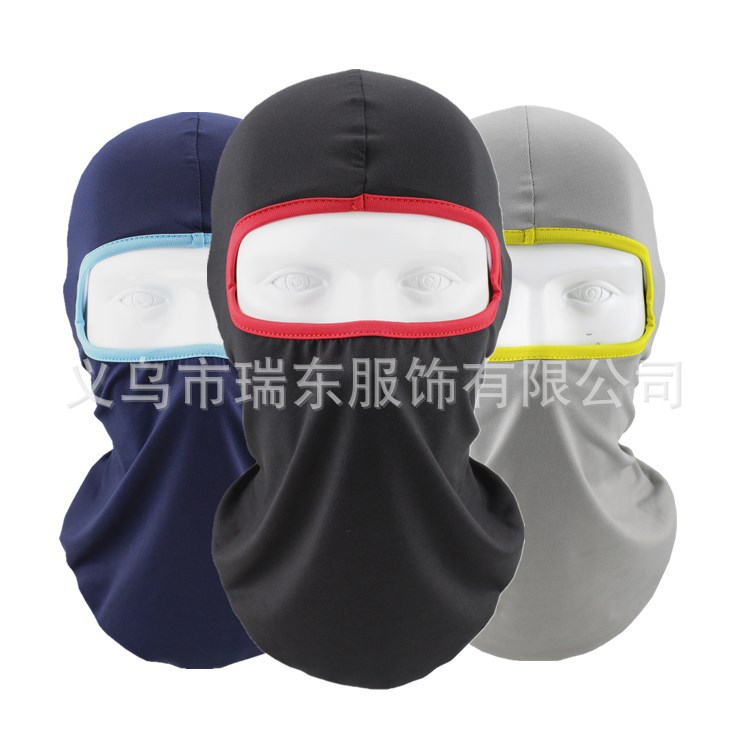 Lycra Soft Equipment Outdoor Riding Motorcycle Windproof CS Mask Headgear with Mask Mask Hat Helmet Inner Village