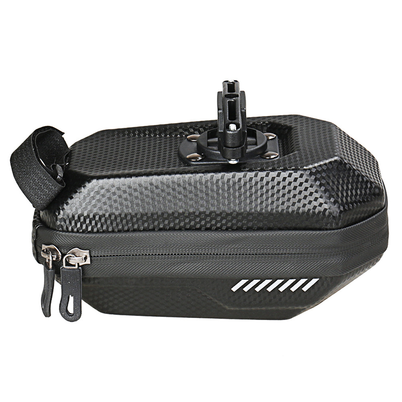 308 Bicycle Bag Carbon Pattern Waterproof Rear Bag Mountain Bike Hard Case Saddle Bag Seat Tail Bag Riding Equipment
