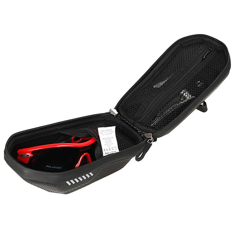 308 Bicycle Bag Carbon Pattern Waterproof Rear Bag Mountain Bike Hard Case Saddle Bag Seat Tail Bag Riding Equipment