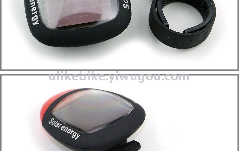 Bicycle solar tail lamp riding tube lamp mountain bike warning light cycling equipment accessories Bicycle solar tail lamp riding tube lamp mountain bike warning light cycling equipment accessories