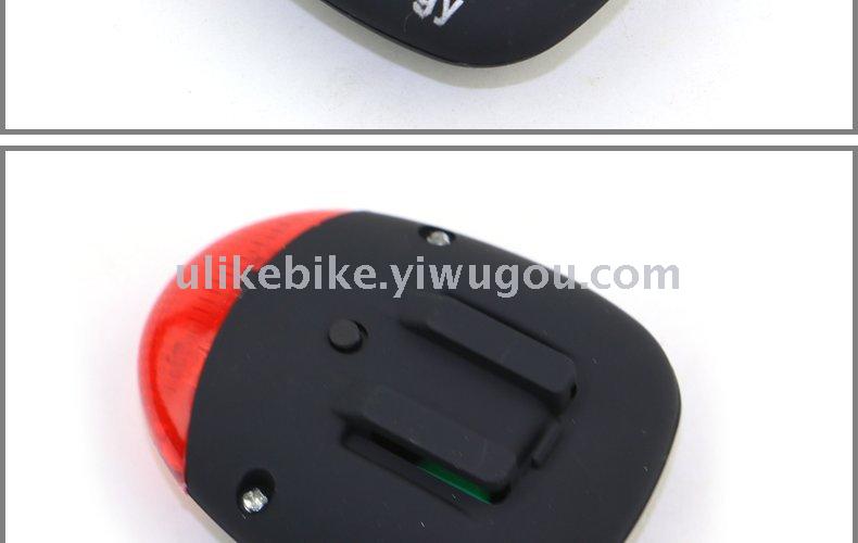 Bicycle solar tail lamp riding tube lamp mountain bike warning light cycling equipment accessories