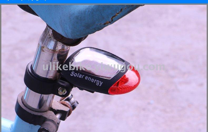 Bicycle solar tail lamp riding tube lamp mountain bike warning light cycling equipment accessories Bicycle solar tail lamp riding tube lamp mountain bike warning light cycling equipment accessories