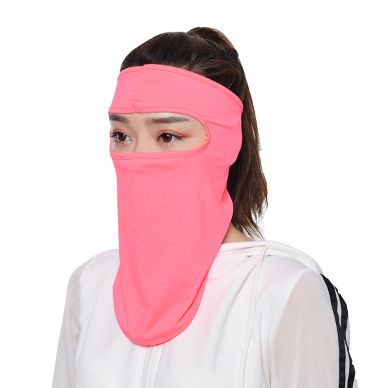 Amazon Hot Lycra Soft Equipment Outdoor Riding Motorcycle Windproof CS Mask Women&#039;s Bust Mask Hat
