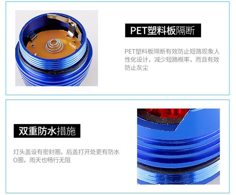 Bicycle Taillight Night Riding Lights Children's Skateboard Balance Car Led Warning Flash Lamp Bicycle Cycling Fitting Equipment