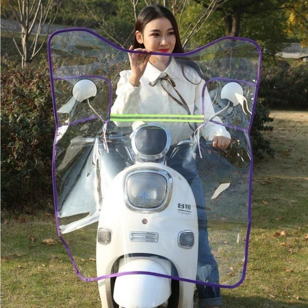 Electric car windshield pedal Battery car children on the Motorcycle Front gear Windshield Sunshade Rain Film Riding Equipment