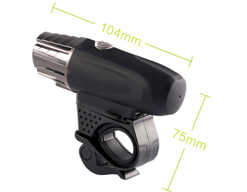 Bicycle Light 360 Degree Rotating Equipment USB Charging Warning Light Outdoor Riding Strong Light Lighting Headlight