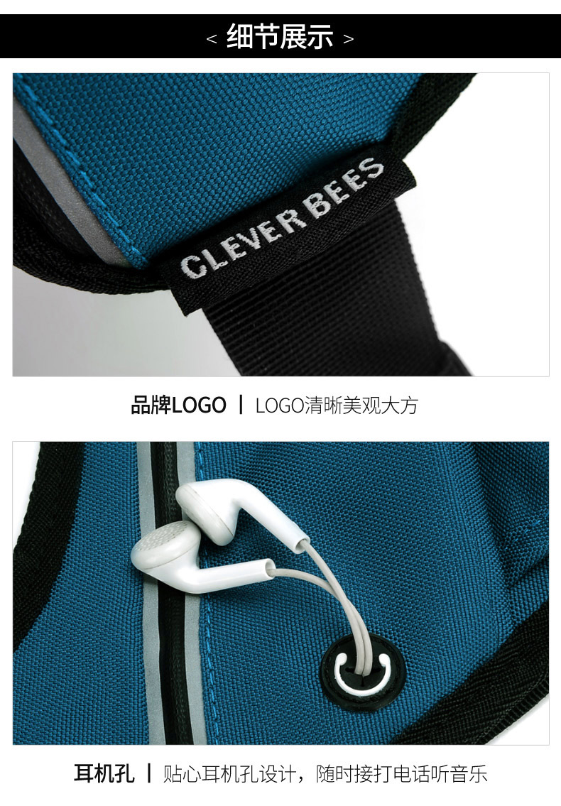 Outdoor Sports Running Kettle Waist Bag Large Capacity Triangle Riding Kettle Bag Waterproof Marathon Equipment Supplies