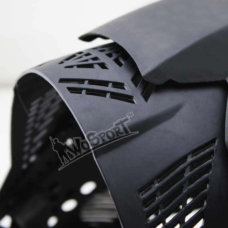 Wosport Factory Direct Sales Outdoor Equipment Full Face Protection CS Field Battle Can Sunshading PC Lens Riding Mask