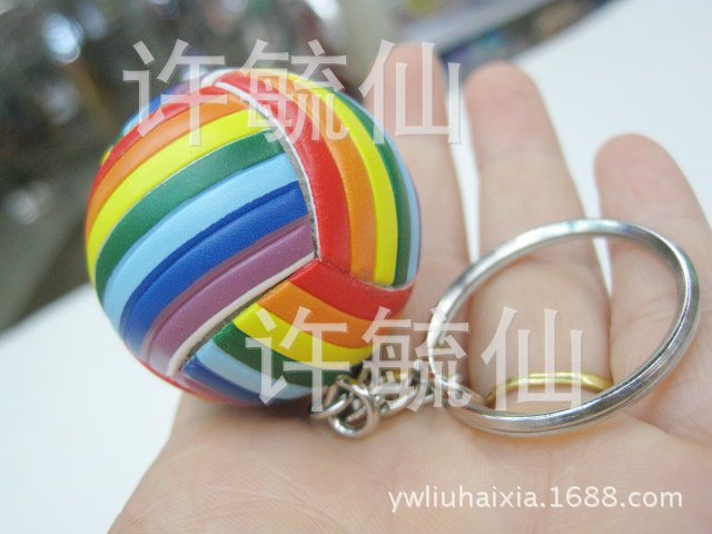 Volleyball key ring pendant authentic gift volleyball key rinall hanging decoration special price wholesale cust Volleyball key ring pendant authentic gift volleyball key rinall hanging decoration special price wholesale cust