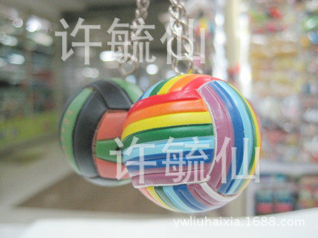 Volleyball key ring pendant authentic gift volleyball key rinall hanging decoration special price wholesale cust Volleyball key ring pendant authentic gift volleyball key rinall hanging decoration special price wholesale cust