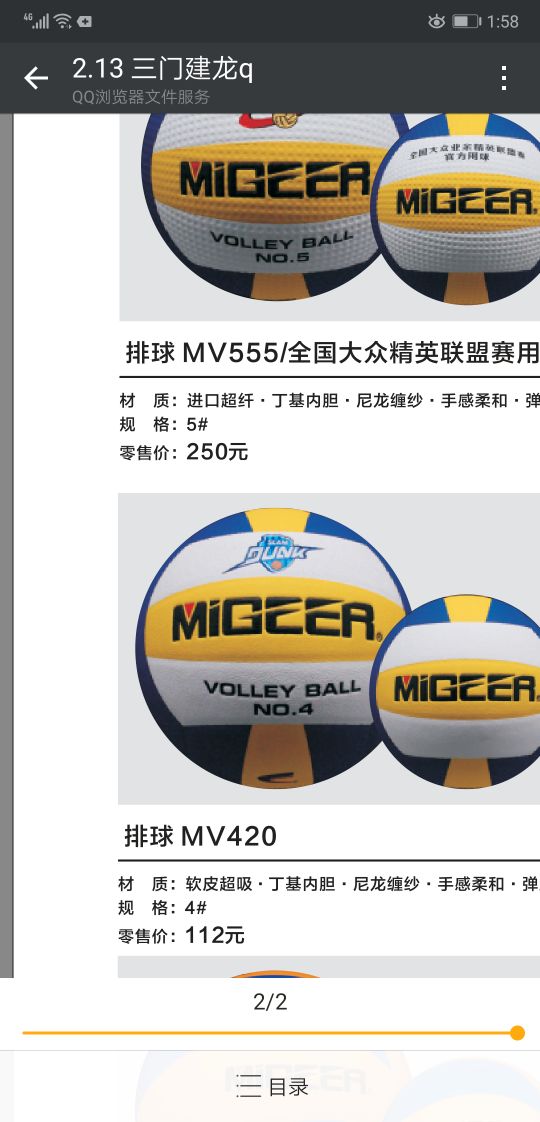 Miguel MV4 Volleyball