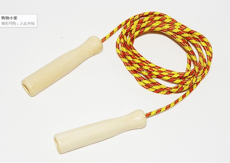 Manufacturers direct sales of wooden handle children rope playing can do sports supplies fitness equipment gift single jump rope wood Manufacturers direct sales of wooden handle children rope playing can do sports supplies fitness equipment gift single jump rope wood