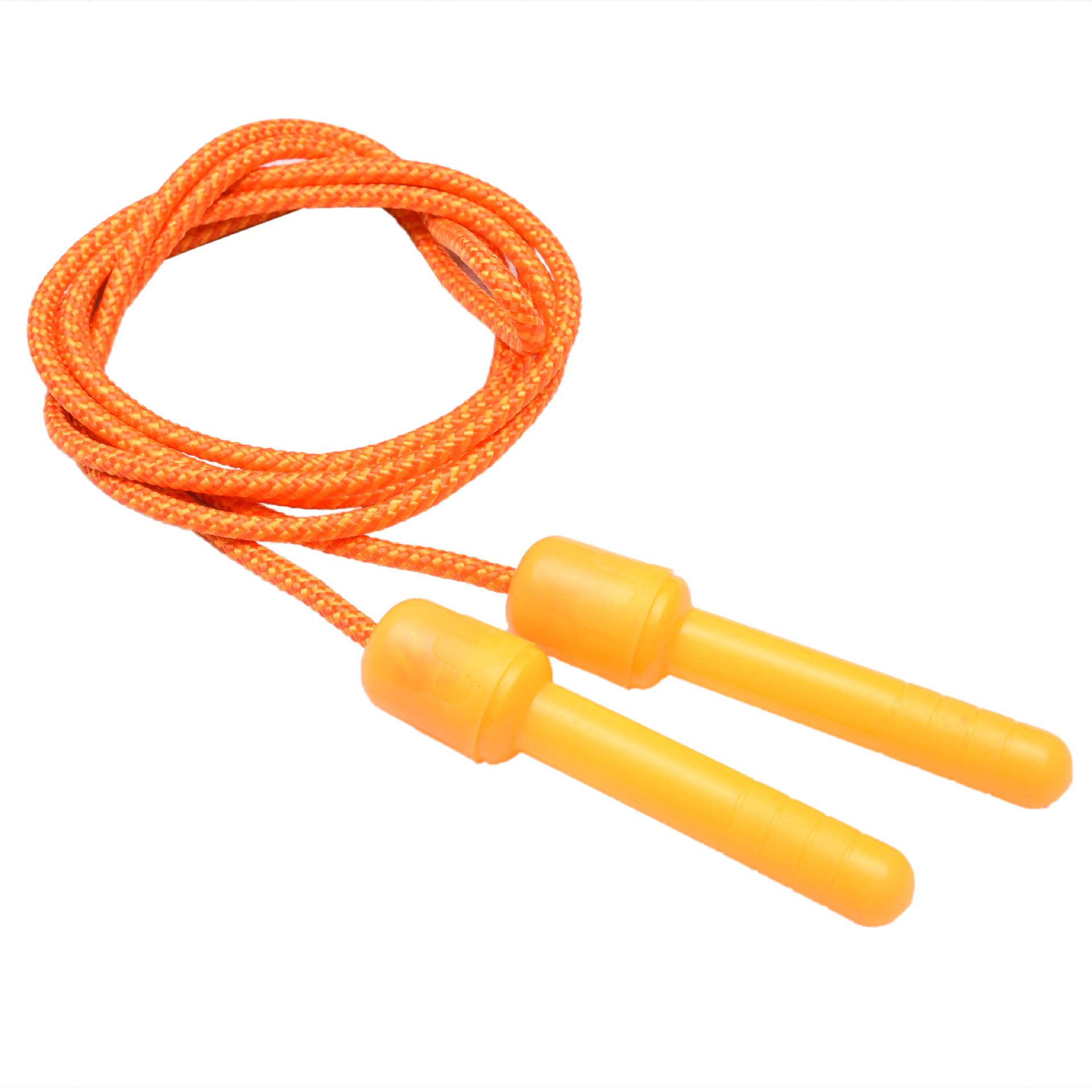 Yi Cai Colorful Plastic Handle Woven Skipping Rope Children's Sports Skipping Rope Plastic Skipping Rope Fitness Equipment Supplies Wholesale
