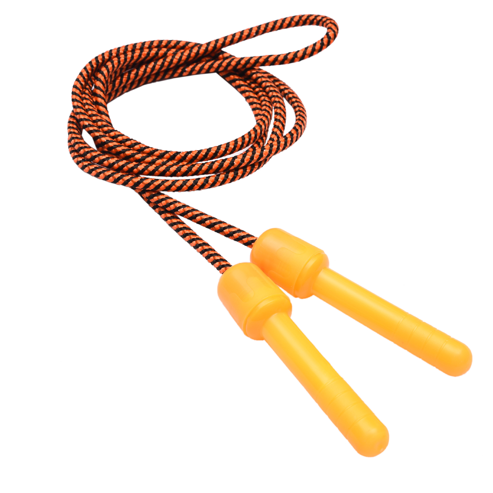 Yi Cai Colorful Plastic Handle Woven Skipping Rope Children's Sports Skipping Rope Plastic Skipping Rope Fitness Equipment Supplies Wholesale