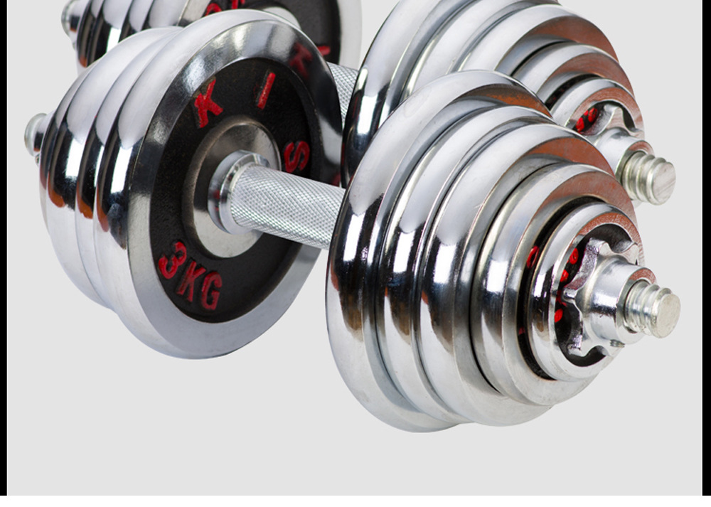 Manufacturer direct sale electroplating dumbbell red letter electroplating dumbbell male fitness equipment arm muscle exercise home disassembly combination Manufacturer direct sale electroplating dumbbell red letter electroplating dumbbell male fitness equipment arm muscle exercise home disassembly combination