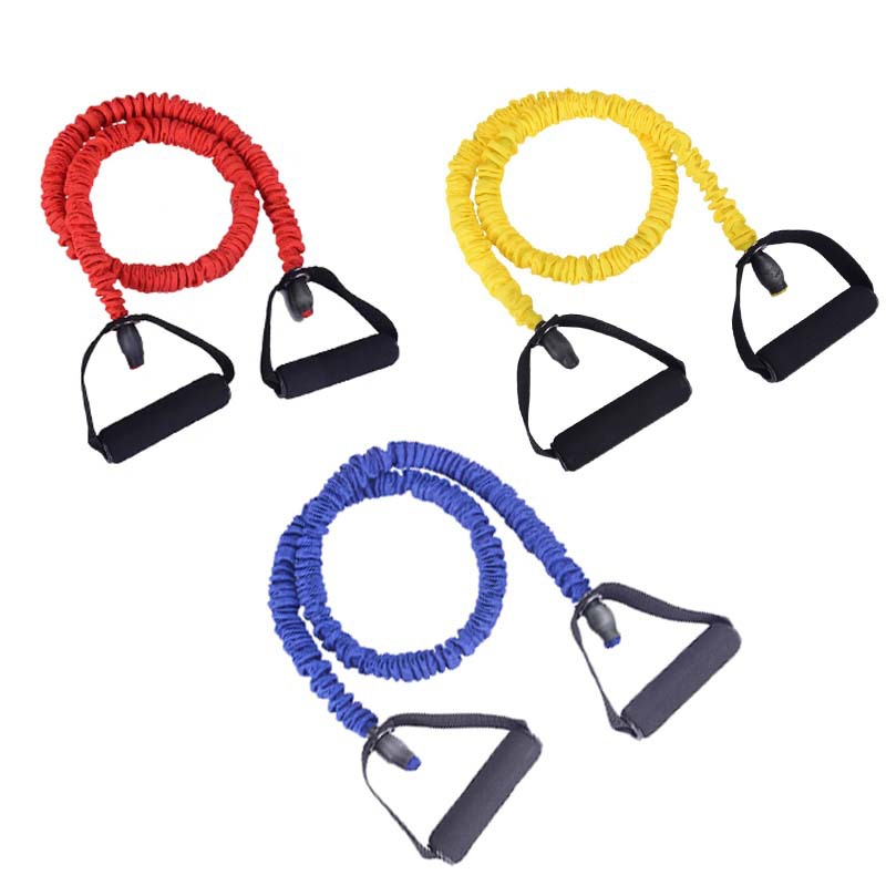 Yoga Pulling Rope Strength Training Elastic Band Fitness Equipment Monochrome TPE Flat Resistance Band Customizable