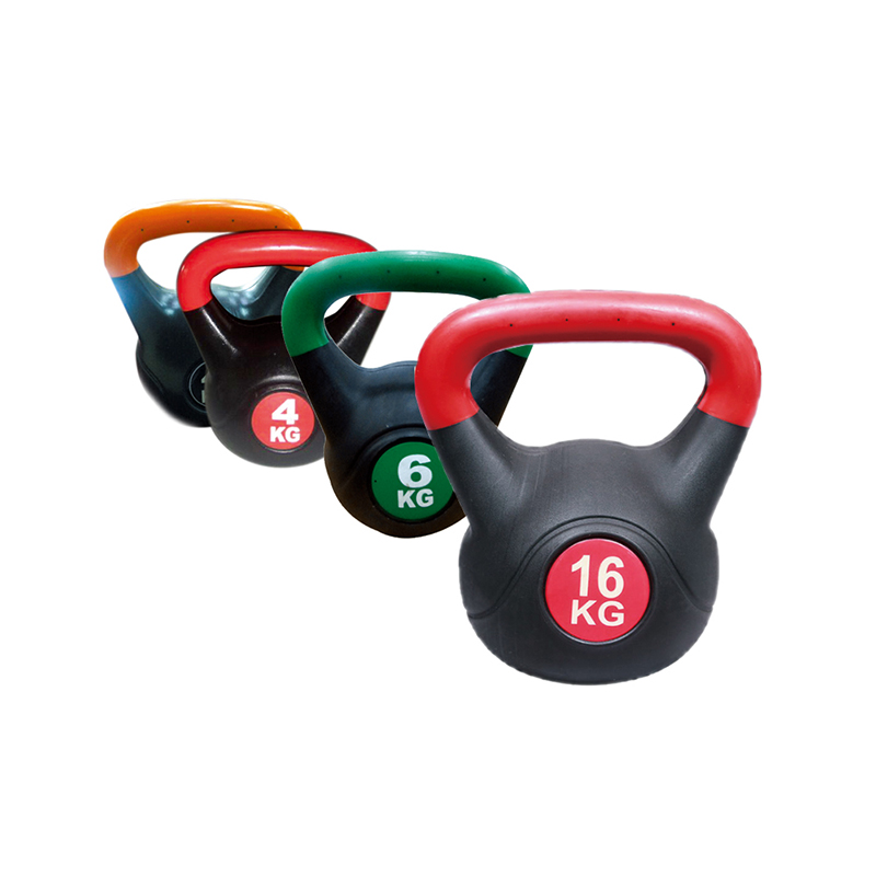 Color Plastic Kettle Bell Classic Fitness Equipment Factory Direct Sales Kettle Bell Men&#039;s and Training Kettle Bell