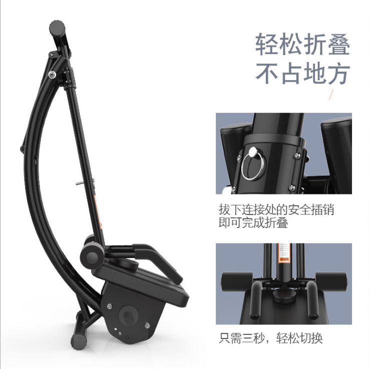 Factory Direct Sales Fitness Equipment Indoo Hot-Selling Abdominal Muscles Men&#039;s Folding Roller Coaster Lazy Abdomenizer