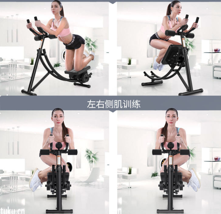 Factory Direct Sales Fitness Equipment Indoo Hot-Selling Abdominal Muscles Men&#039;s Folding Roller Coaster Lazy Abdomenizer