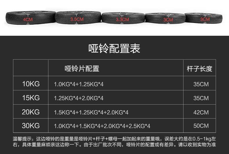 Environmental protection dumbbells can be free to assemble and disassemble men's home fitness equipment manufacturers wholesale a replacement Environmental protection dumbbells can be free to assemble and disassemble men's home fitness equipment manufacturers wholesale a replacement