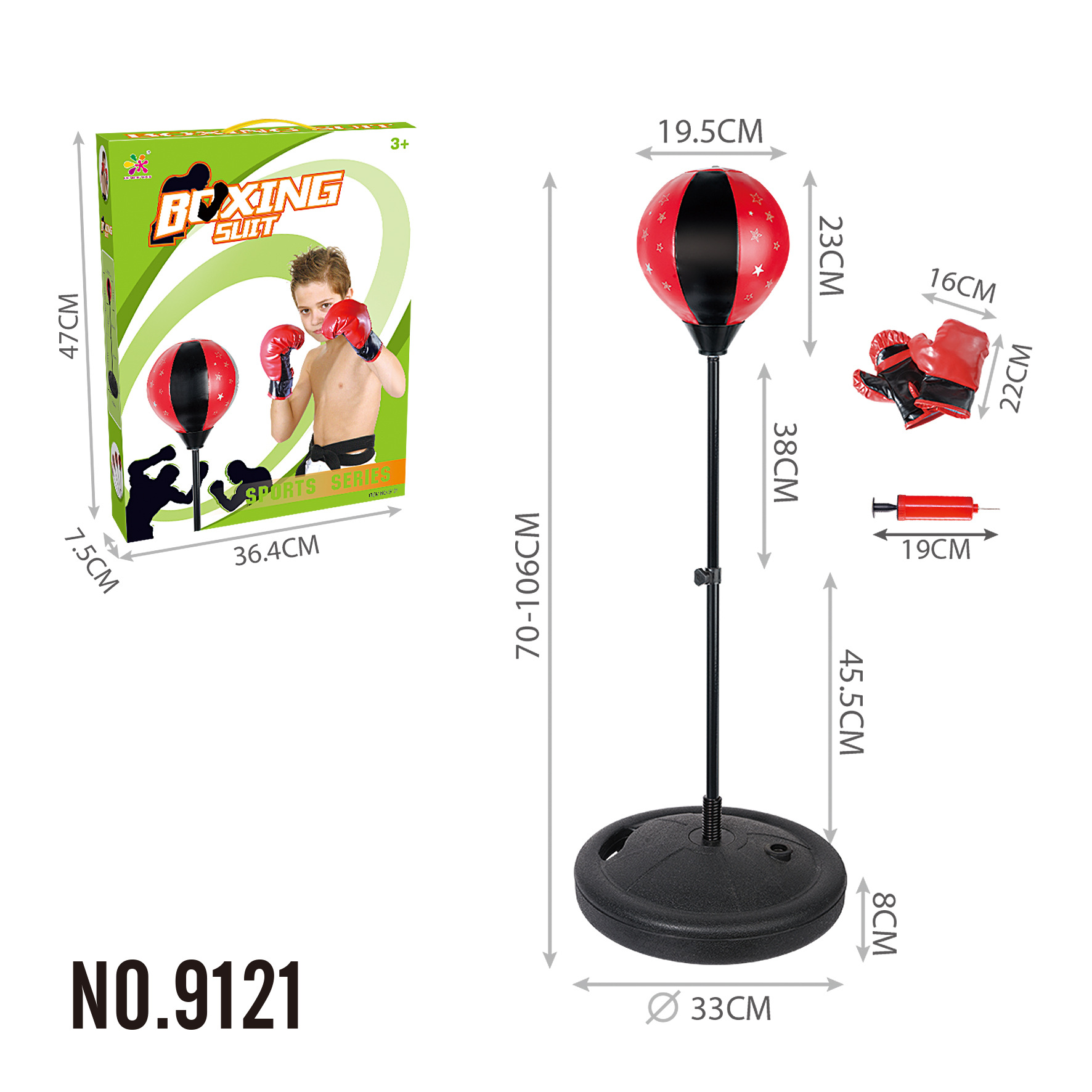 Children's Vertical Boxing Speed Ball Tumbler Family Fitness Equipment Sandbag Fitness Boxing Set Sports Toys Children's Vertical Boxing Speed Ball Tumbler Family Fitness Equipment Sandbag Fitness Boxing Set Sports Toys