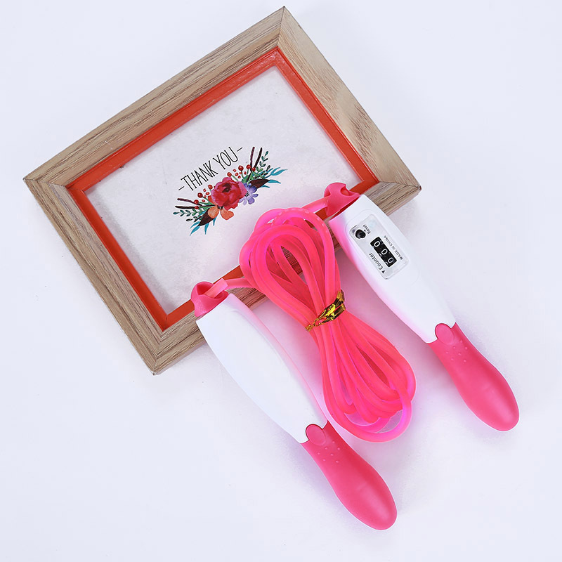 New Frosted Fitness Skipping Rope with Counter Wholesale Automatic Counting Portable Outdoor Sports Fitness Equipment Skipping Rope