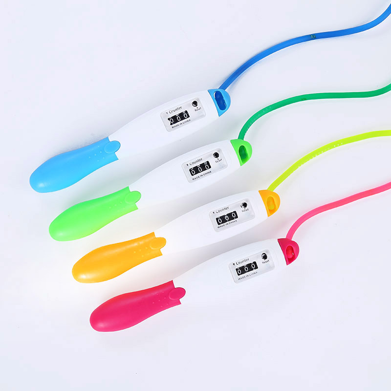New Frosted Fitness Skipping Rope with Counter Wholesale Automatic Counting Portable Outdoor Sports Fitness Equipment Skipping Rope