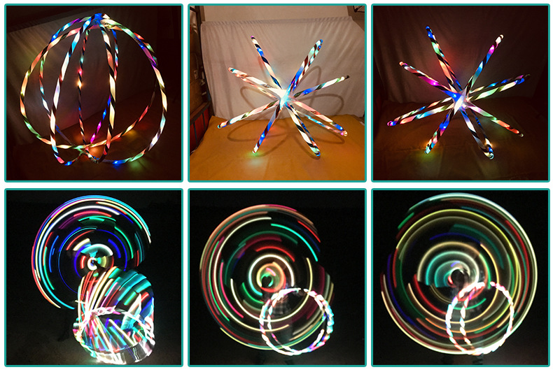 Performance LED LightEmitting Hula Hoop LightEmitting Toy Colorful Detachable Rechargeable Hula Hoop Manufacturer Performance LED LightEmitting Hula Hoop LightEmitting Toy Colorful Detachable Rechargeable Hula Hoop Manufacturer