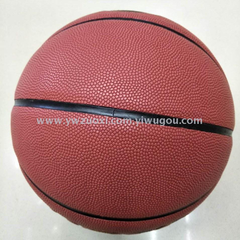 Manufacturers direct sales no. 7 genuine leather pu sweat absorbing basketball 