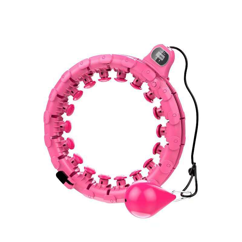 SOURCE Manufacturer Hula Hoop Intelligent Waist Slimming Massage 24 Hula Hoop New Type Can't Be Removed Hula Hoop