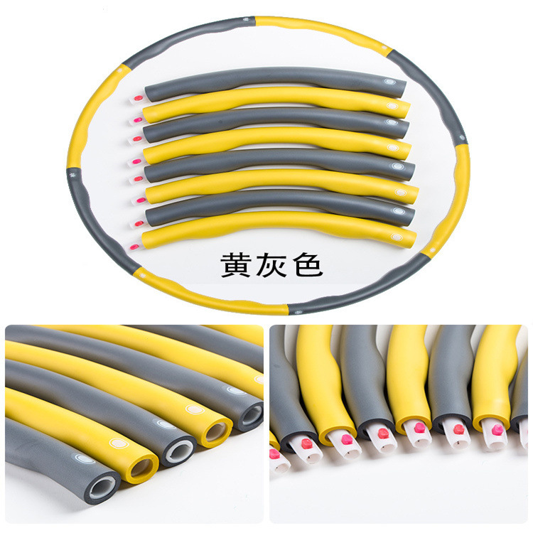 Boyu Foam Sponge Hula Hoop Plastic Massage Adult and Children Hula Hoop Removable Fitness Equipment Factory