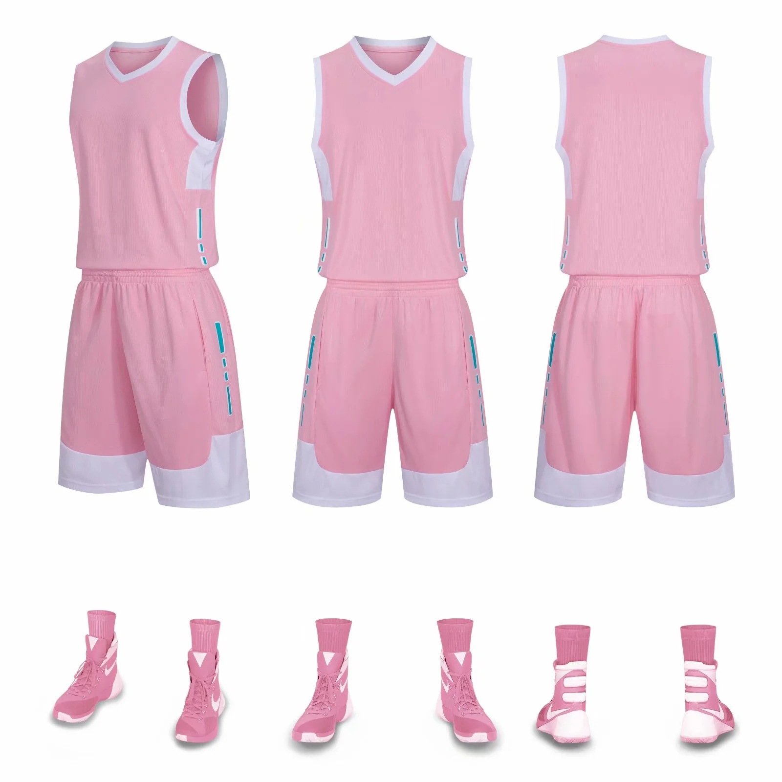 2021 New Children&#039;s Basketball Wear Set Primary and Secondary School Team Competition Training Clothes Basketball Jersey DIY Printing Number