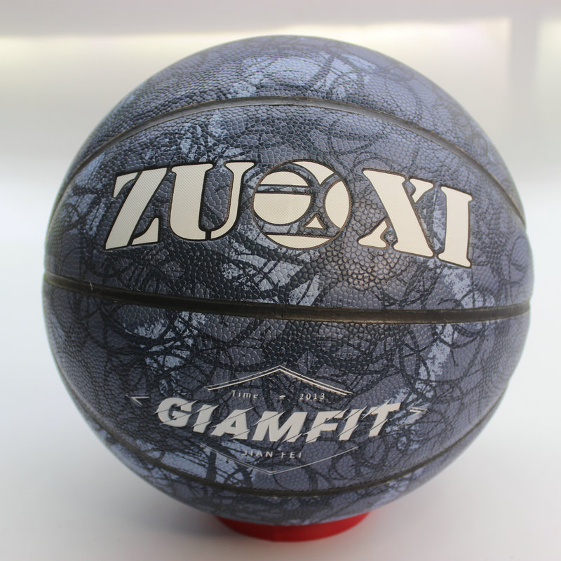 Retail Pu Basketball No. 7 Handmade Adhesive Basketball Custom Pattern Logo School Sporting Goods Wholesale Factory