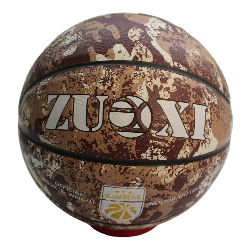 Retail Pu Basketball No. 7 Handmade Adhesive Basketball Custom Pattern Logo School Sporting Goods Wholesale Factory