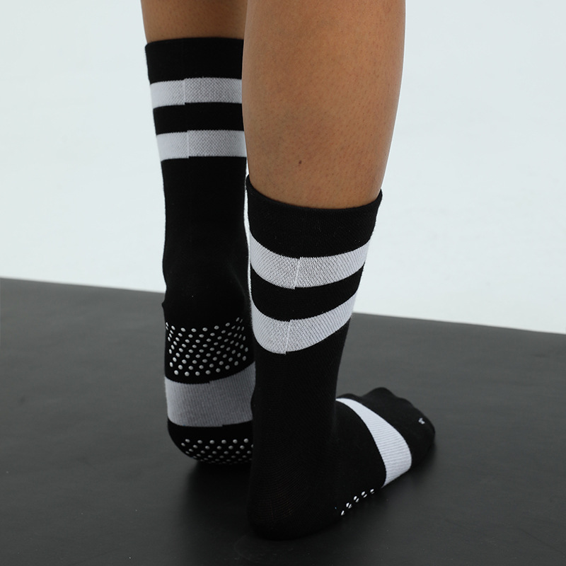 New Cross-Border Women&#039;s Yoga Mid-Length High-Top Pilates Floor Trampoline Sports Fitness Anti-Slip Breathable Socks