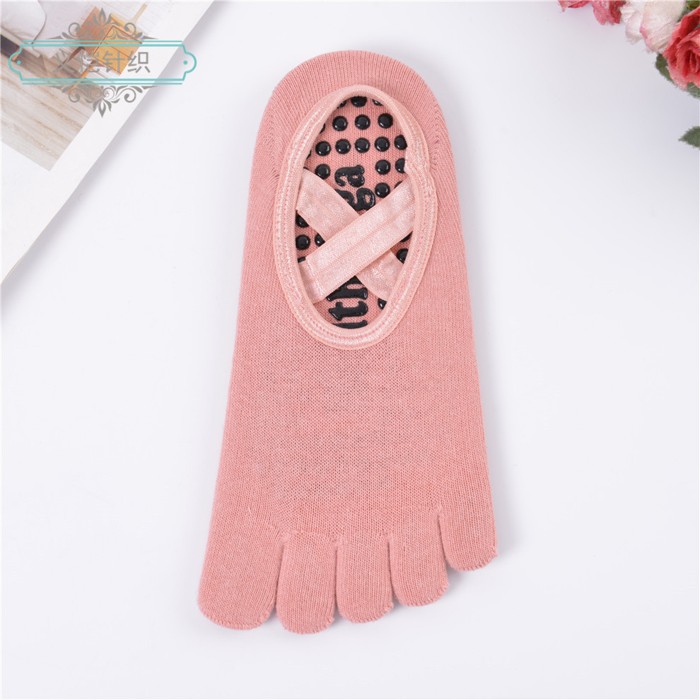 Professional Yoga Socks Children&#039;s Summer Five Finger Non-Slip Sports Thin Section Dispensing Dance Pantyhose Pilates