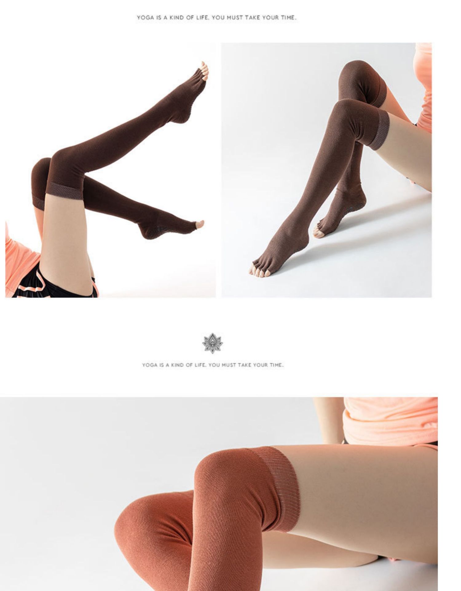 Yoga Socks Children's Professional Non-Slip Autumn and Winter Long Tube over-the-Knee Trampoline Sports Fitness Pilates Five Toe Socks Yoga Socks Children's Professional Non-Slip Autumn and Winter Long Tube over-the-Knee Trampoline Sports Fitness Pilates Five Toe Socks