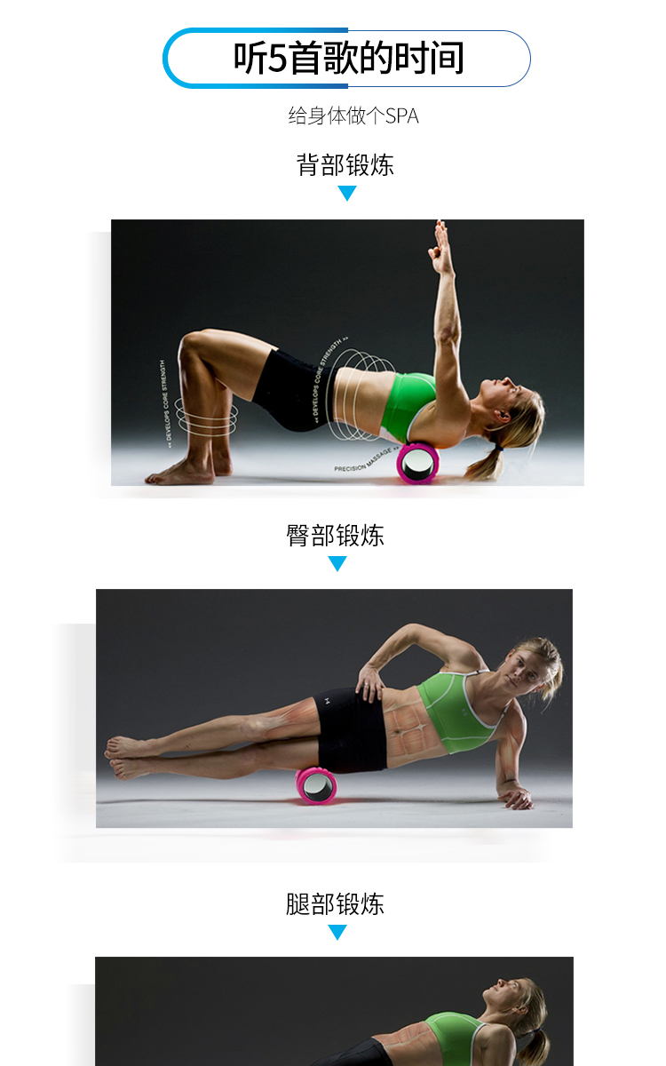 The foam shaft of 33cm hollow yoga column is used for massage and relaxation of column pilates column The foam shaft of 33cm hollow yoga column is used for massage and relaxation of column pilates column