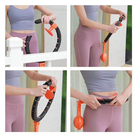 [One Piece Dropshipping] TikTok Same Style the Best Weight-Loss Product Smart Hula Hoop Detachable Fixed No Drop Hula Hoop