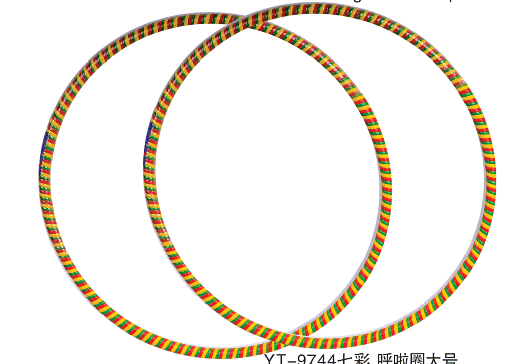 Colorful Hula Hoop Queen folding canes Hula school kindergarten