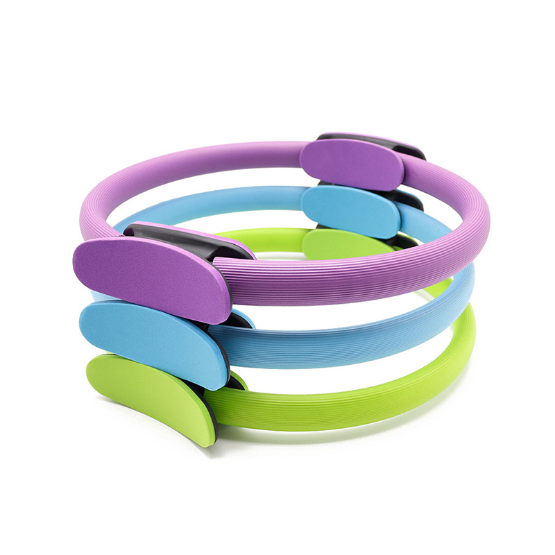 Pilates Roller Multicolor Yoga Roller FRP Crescent Handle Pilates Roller Magic Cycle