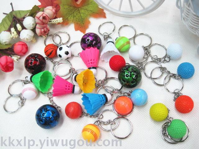 Sporting goods basketball football golf bowling table tennis cricket key chain key chain pendant wholesale Sporting goods basketball football golf bowling table tennis cricket key chain key chain pendant wholesale