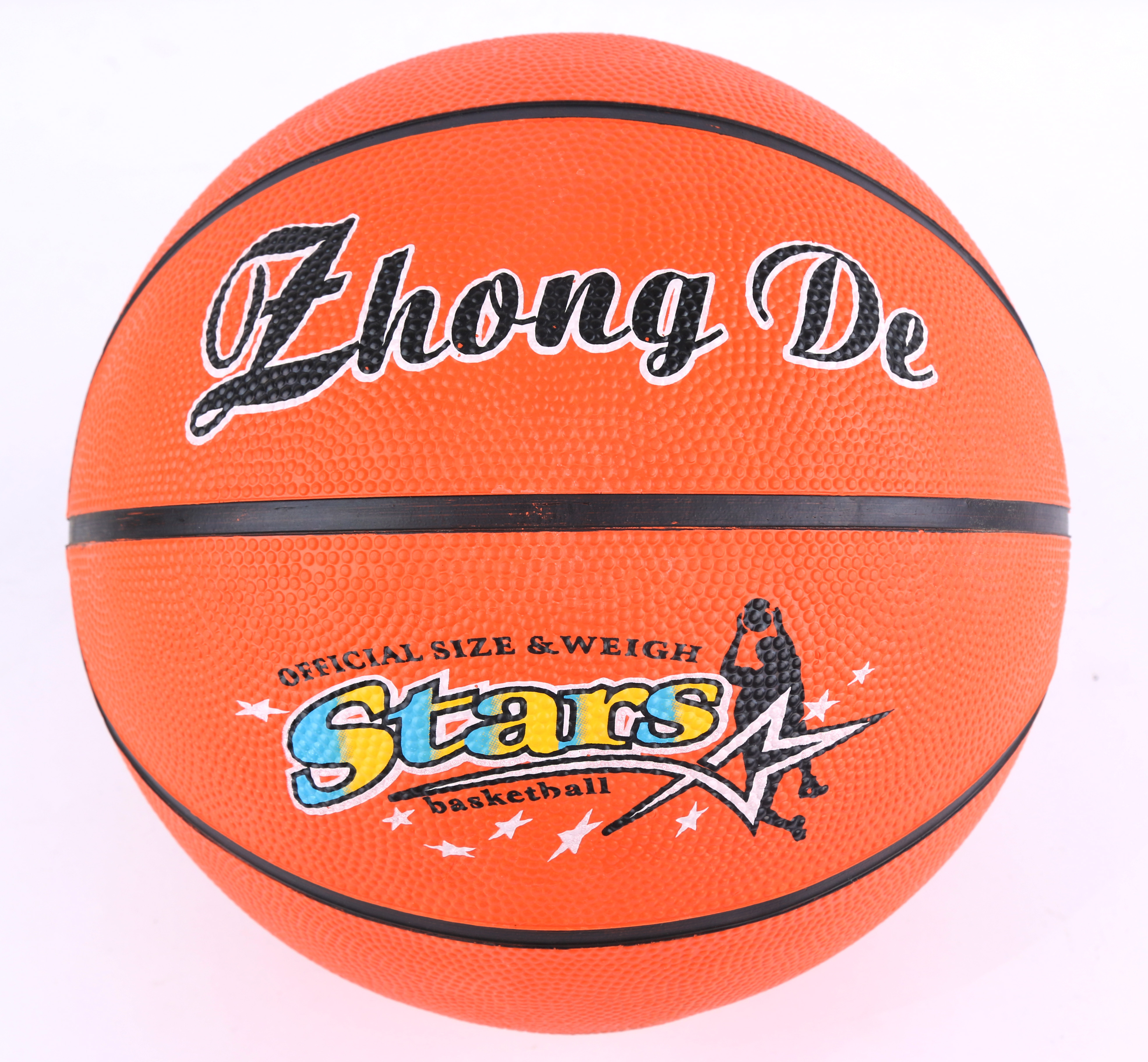 Best selling high quality authentic Orange basketball sporting goods