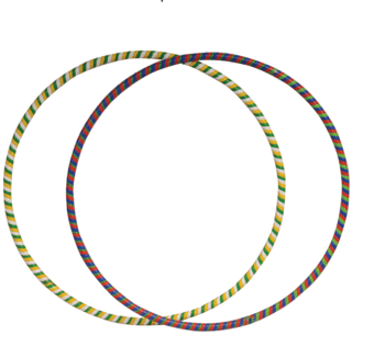 YT-9745 colorful Hula Hoop wholesale factory direct fitness path