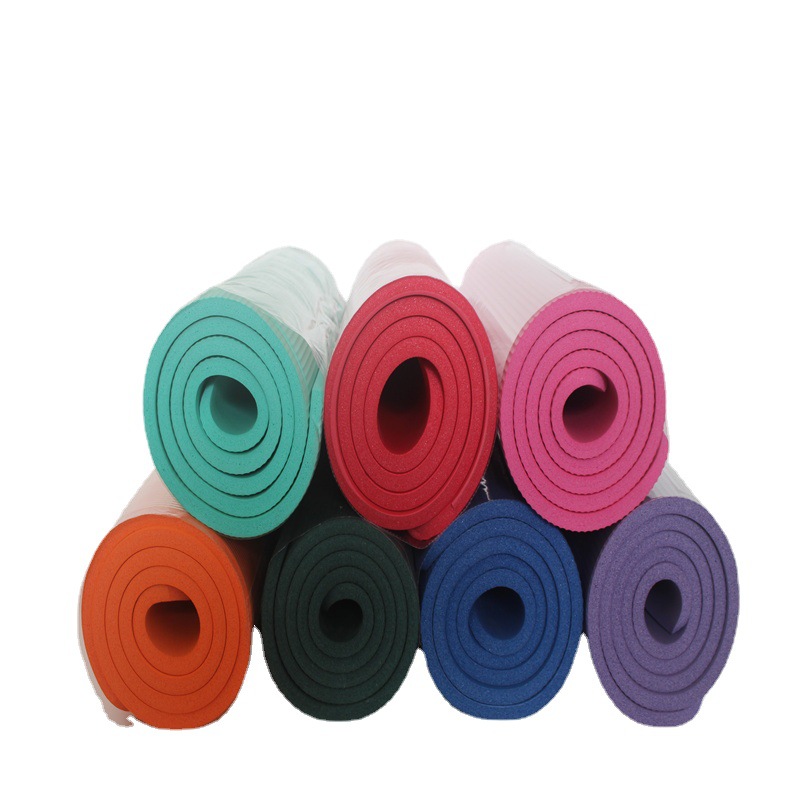 Yoga Mat NBR Thickening, Widening and Lengthening Non-Slip Mat Floor Mat Home Female Fitness Equipment Yoga Pilates