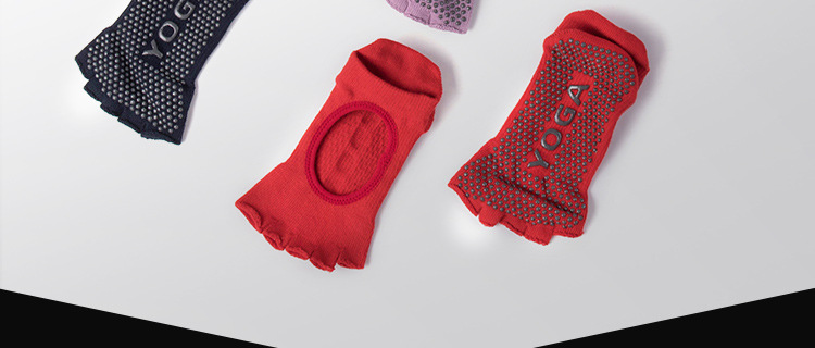 Non-Slip Yoga Socks Toe Socks Sports Professional Pilates Socks Open Toe Back High Quality Silicone Foreign Trade Set Logo Non-Slip Yoga Socks Toe Socks Sports Professional Pilates Socks Open Toe Back High Quality Silicone Foreign Trade Set Logo