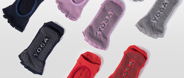 Non-Slip Yoga Socks Toe Socks Sports Professional Pilates Socks Open Toe Back High Quality Silicone Foreign Trade Set Logo Non-Slip Yoga Socks Toe Socks Sports Professional Pilates Socks Open Toe Back High Quality Silicone Foreign Trade Set Logo