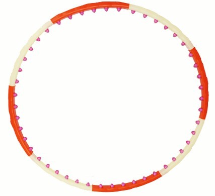Shuanglin detachable magnetic massage Hula Hoop thin waist add soft Hula Hoop to lose weight muscle chest iron package